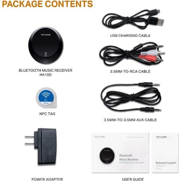 NFC-Enabled Bluetooth 4.1 Receiver, Wireless Audio Adapter Streaming Music - Picture 7 of 7